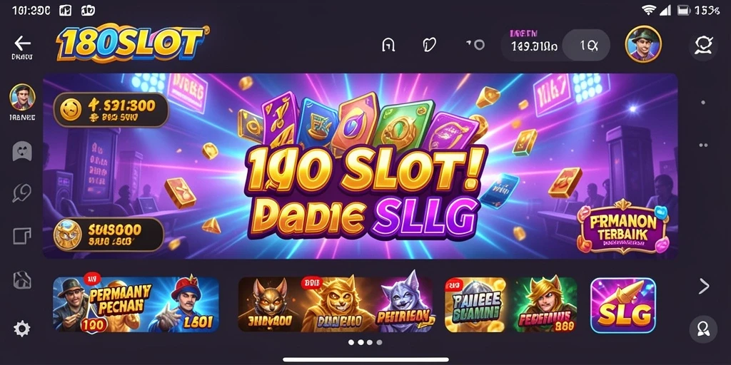 Tampilan menarik dan gameplay yang menghibur dari 180SLOT.