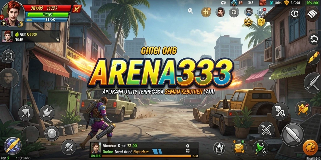 Tampilan dari aplikasi ARENA333 yang praktis dan user-friendly.