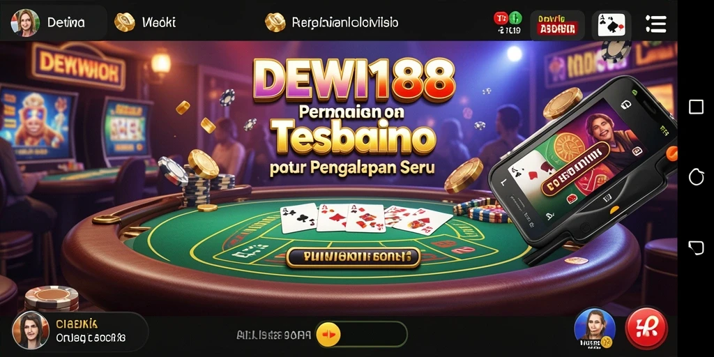 Screenshot gameplay DEWI188 menampilkan pengalaman kasino yang mendebarkan.