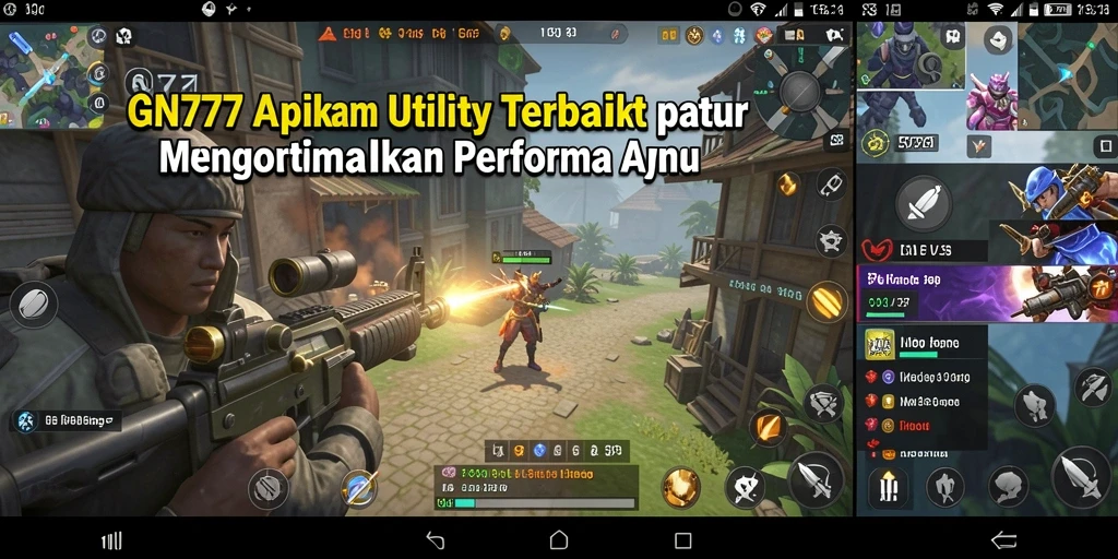 Tampilan antarmuka utama GN777 yang sederhana dan fungsional.