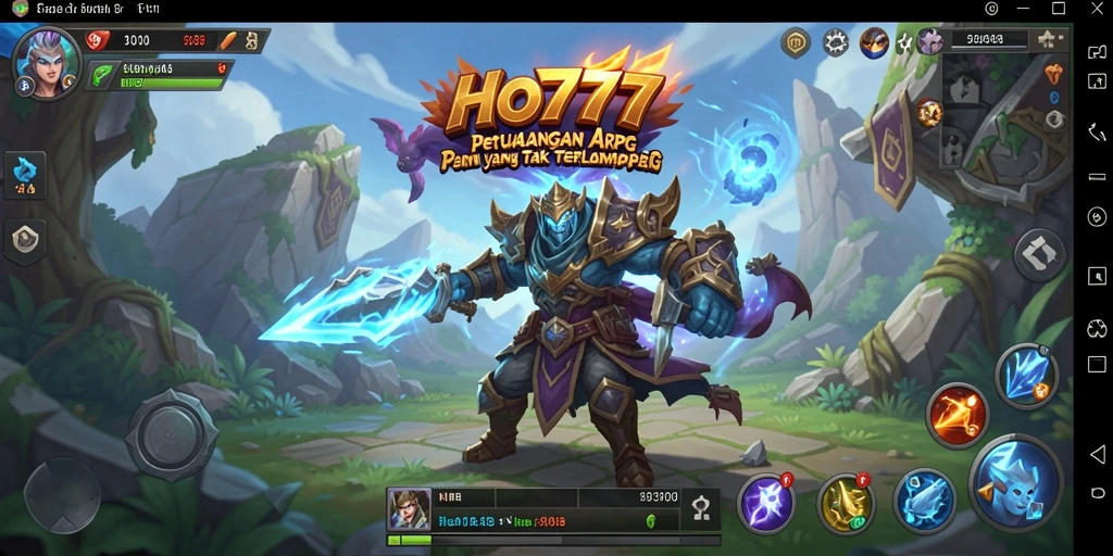 Tampilan gameplay mendebarkan di HO777 dengan pertarungan intens.