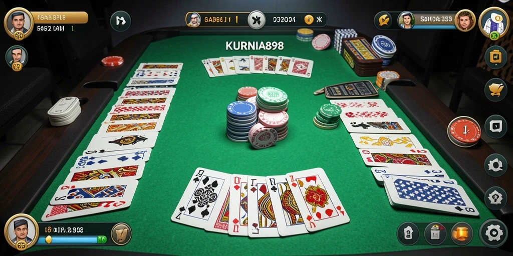Gameplay seru Gaple di KURNIA898 yang dinamis dan mengasyikkan.