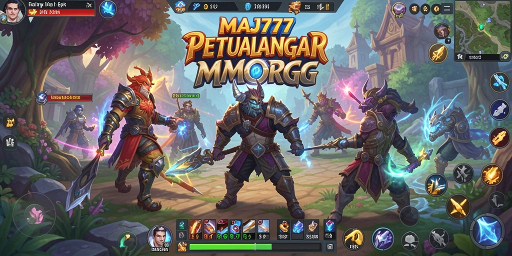 Screenshot gameplay yang menunjukkan aksi seru di dunia MMORPG.