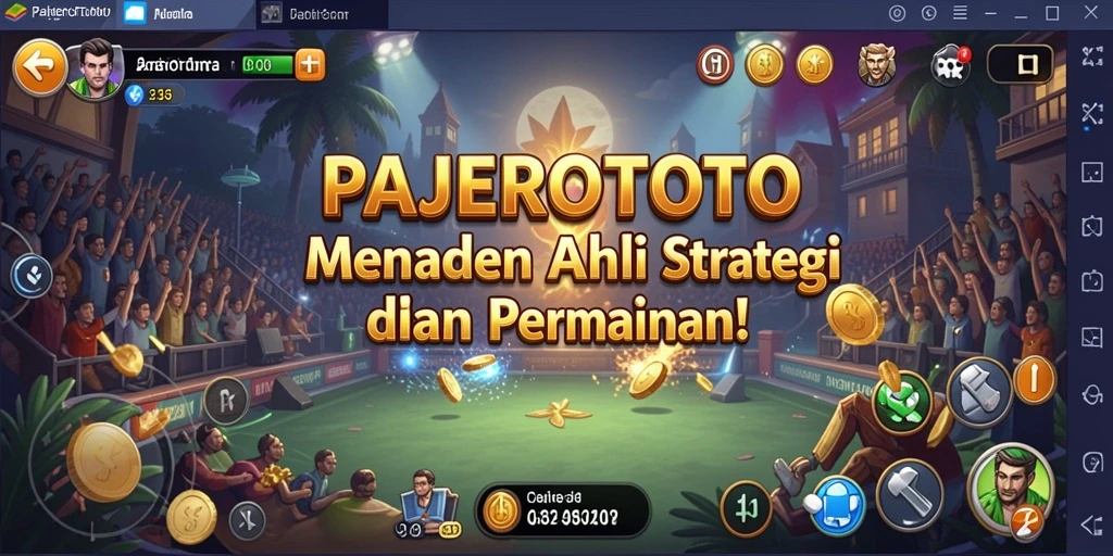 Screenshot menampilkan aksi intens dalam gameplay PAJEROTOTO.