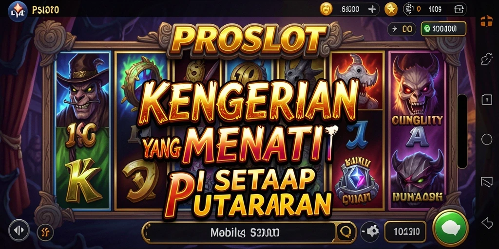 Gameplay menegangkan PROSLOT dengan elemen horor yang mendalam.