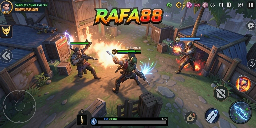 Tampilan menegangkan pertempuran dalam RAFA88, strategi di setiap langkah.