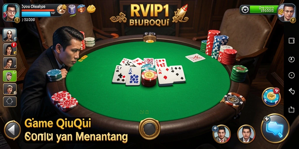 Tampilan gameplay seru dari RVIP1 QiuQiu.