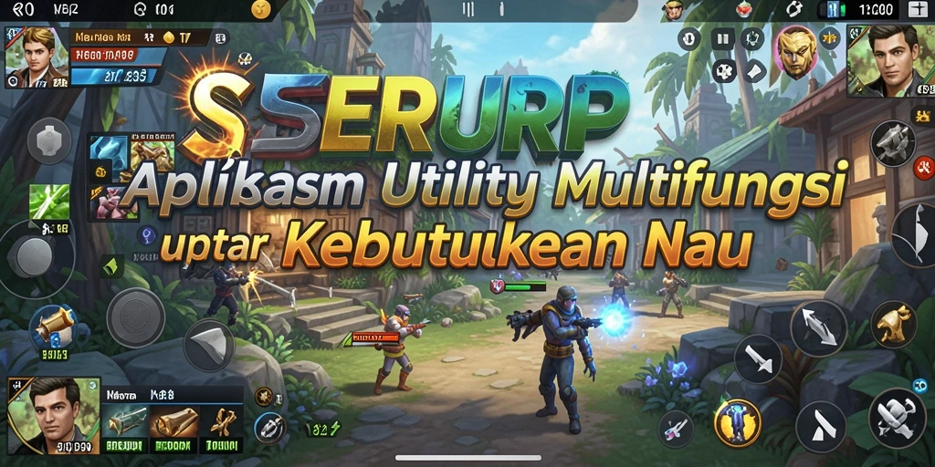 Tampilan utama SERURP dengan berbagai fitur utility yang mudah digunakan.
