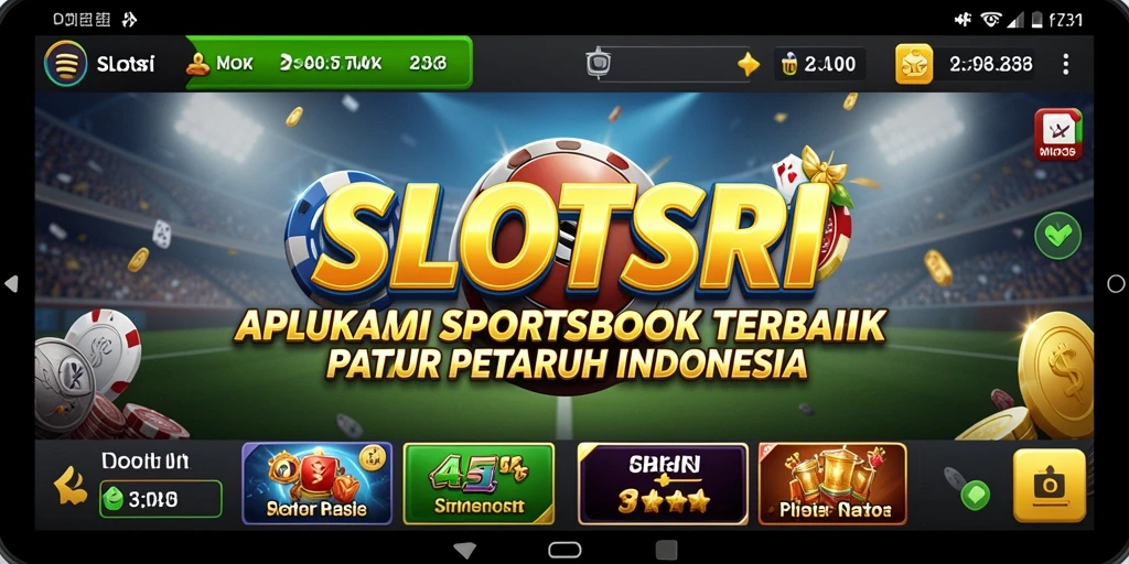 Tangkapan layar gameplay SLOTSRI menampilkan pengalaman bertaruh yang seru.