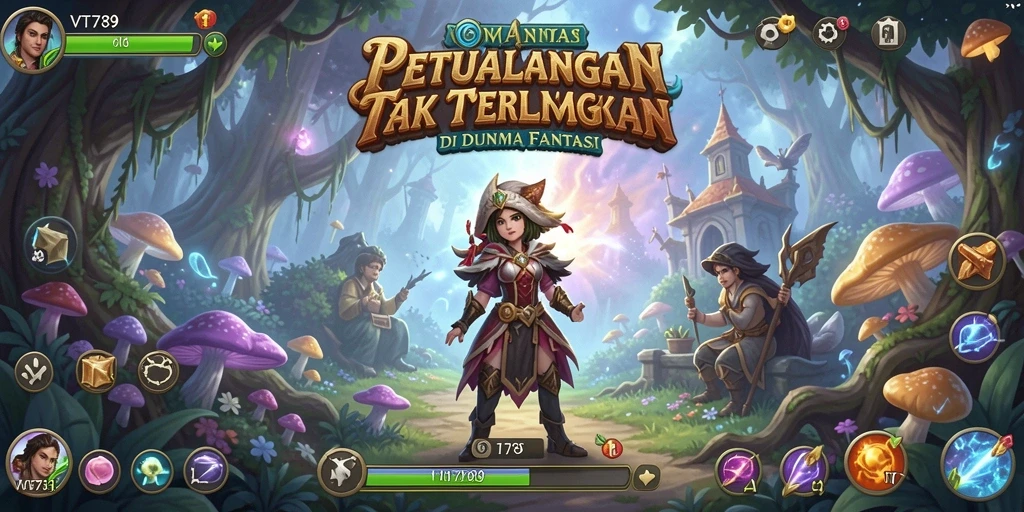 Screenshot gameplay VT789 menunjukkan aksi mendebarkan dalam dunia petualangan.